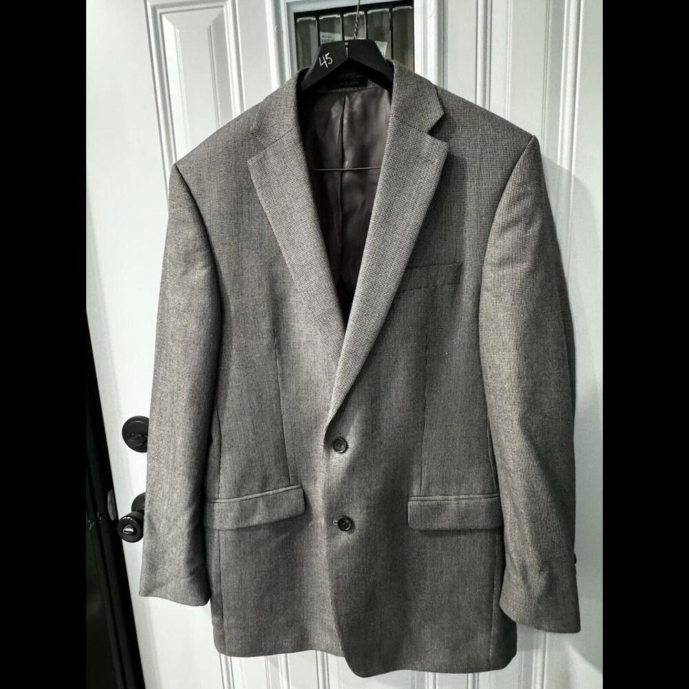 Ralph Lauren Men’s Suit Jacket 42 Long Macy’s Men’s Store Gray